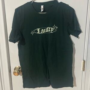 Laufey green signature tee